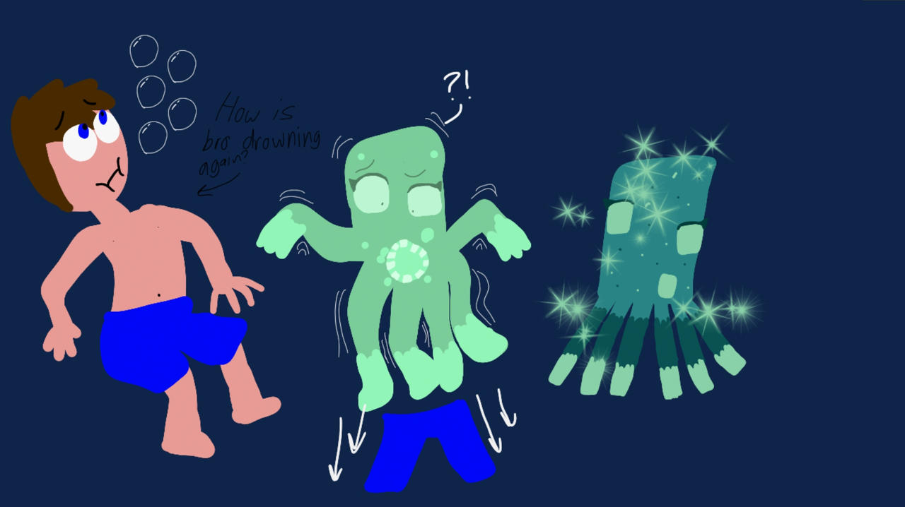 Glow Squid (from Minecraft) TG TF by xXpaulTgXx on DeviantArt