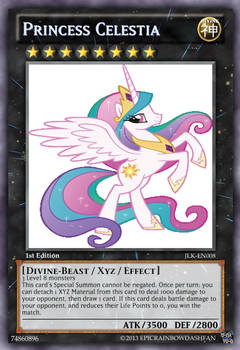 Princess Celestia yugioh card