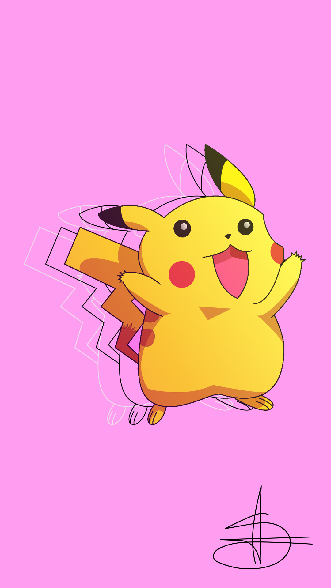 Desenhando Pikachu com roupa da akatsuki 