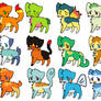 Pokemon Cats adoptables 2