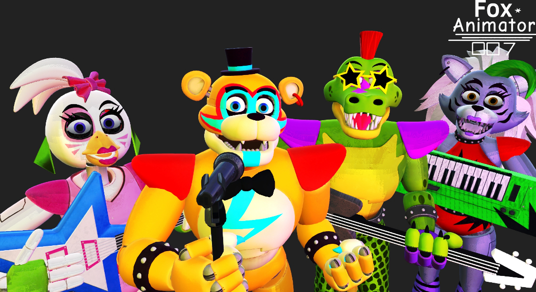 Count Fire Glam Rocks Fnaf Glamrocks by FoxAnimator007 on DeviantArt