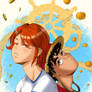 Luffy and Nami