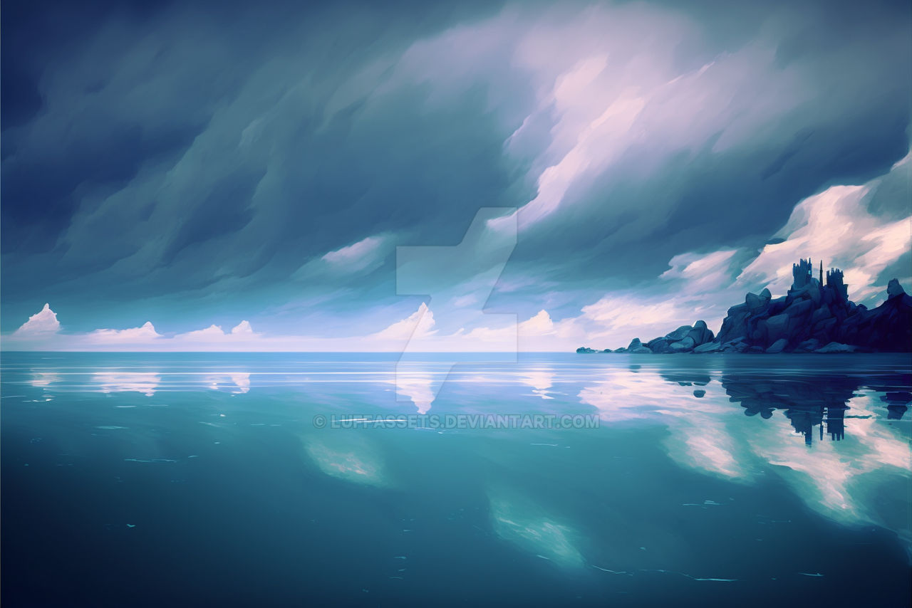 Deviantart Ocean Background P2U Ocean Background 04 by LuffAssets on DeviantArt