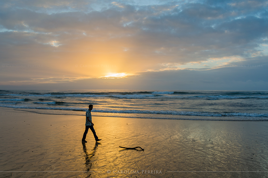 Walking on the Beach