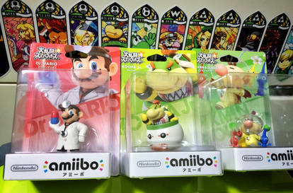 Dr Mario, Bowser Jr, Pikmin and Olimar amiibo