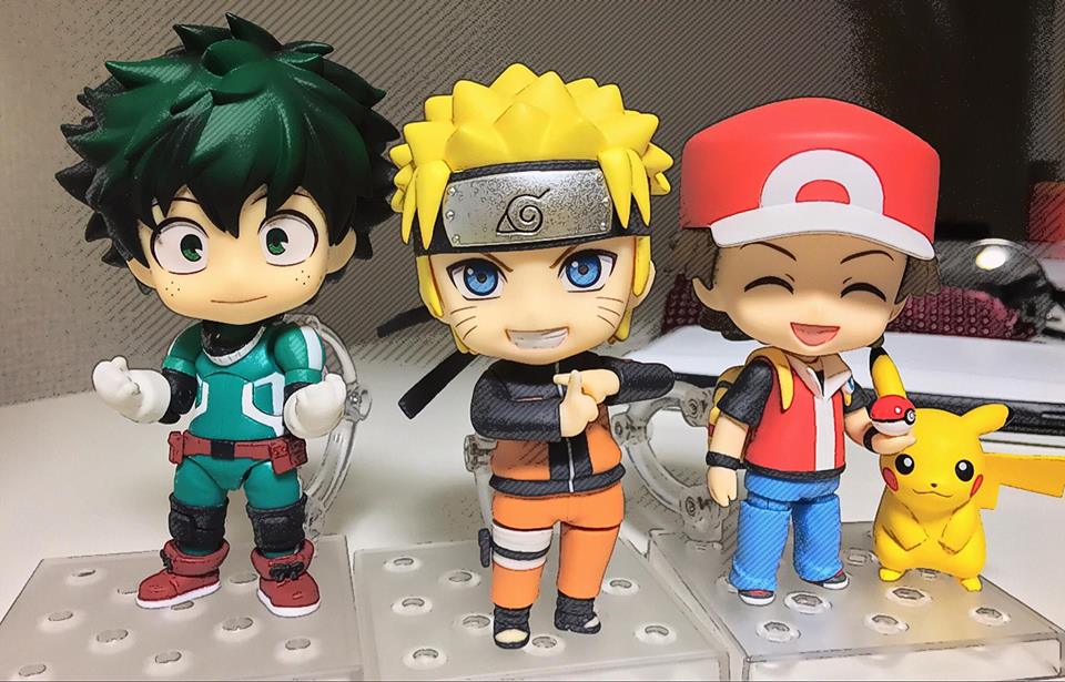 Nendoroids - Midoriya, Naruto, Red