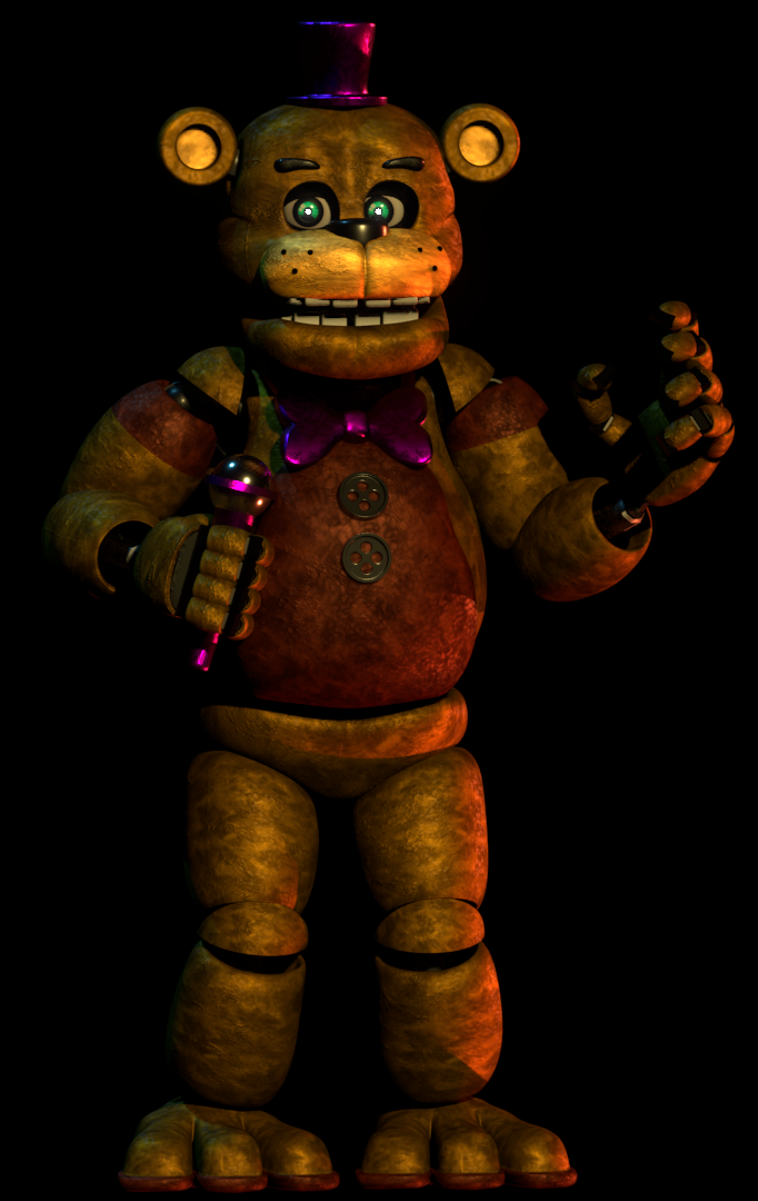 UCN Fredbear edit by LeoCAnimates on DeviantArt