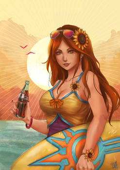 League of legends - Pool Party Leona