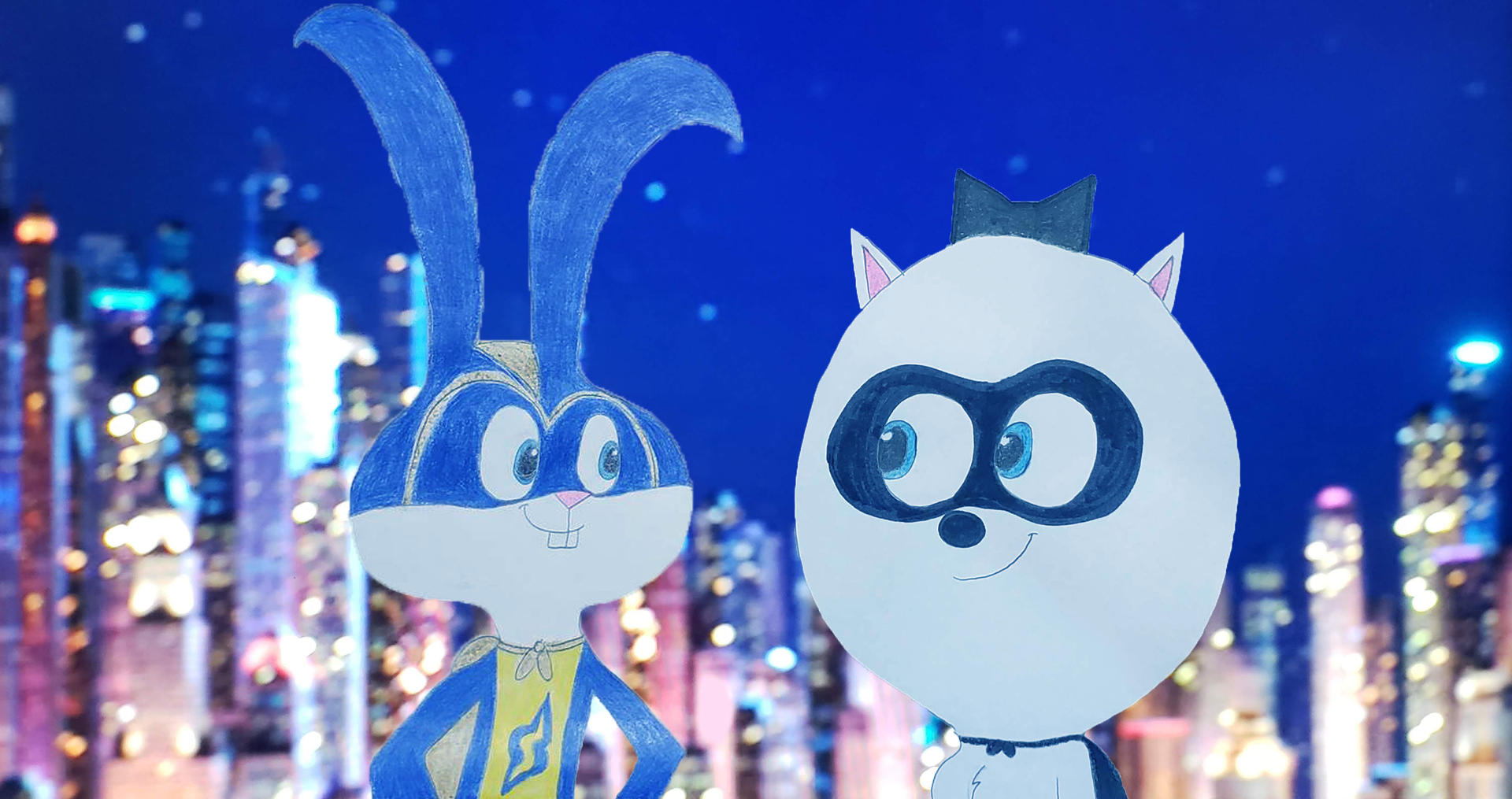 Captain Snowball And Super Gidget by bugsbunny82 on DeviantArt