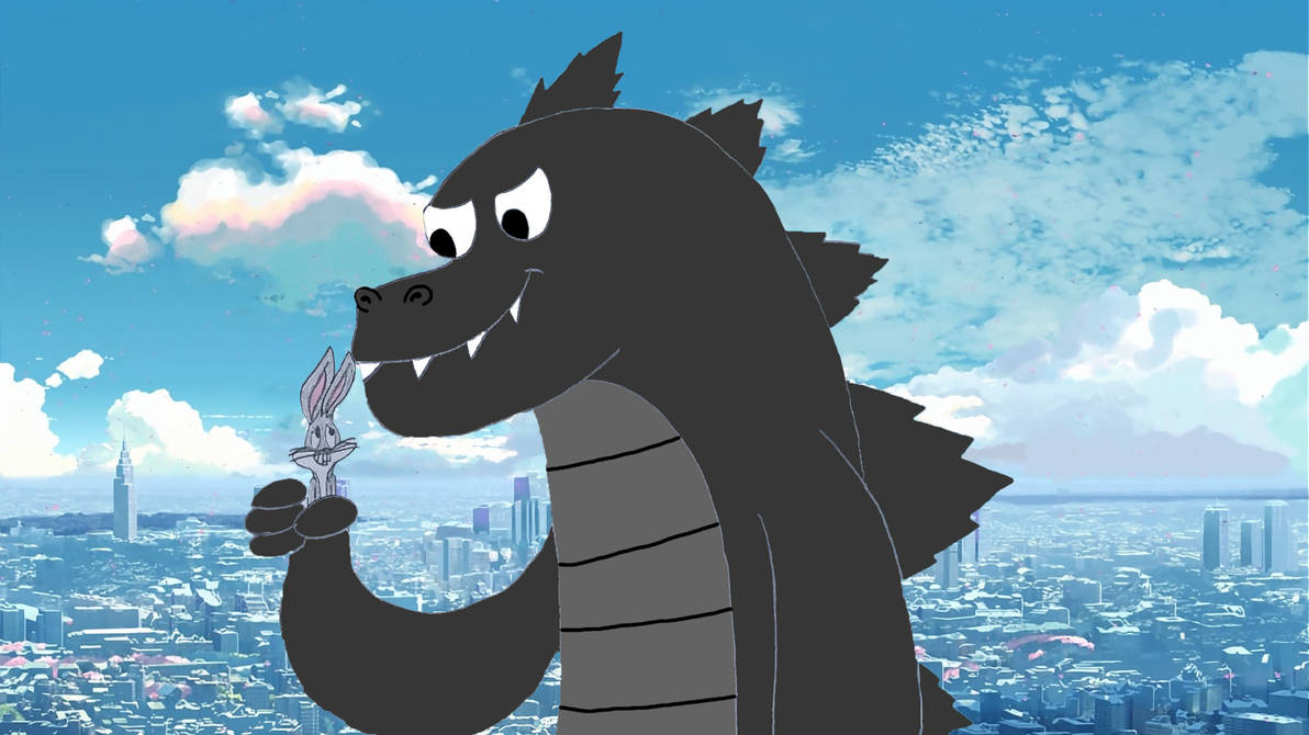 Bugs Bunny Meets Godzilla by bugsbunny82 on DeviantArt