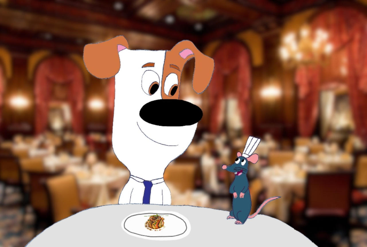 Max Remy Max At The Fancy Restaurant With Remy by bugsbunny82 on DeviantArt