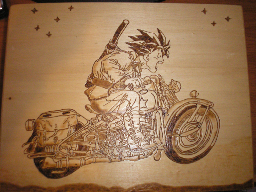 Son Goku Box by HevyPyrography on DeviantArt Son Goku Box by HevyPyrography on DeviantArt