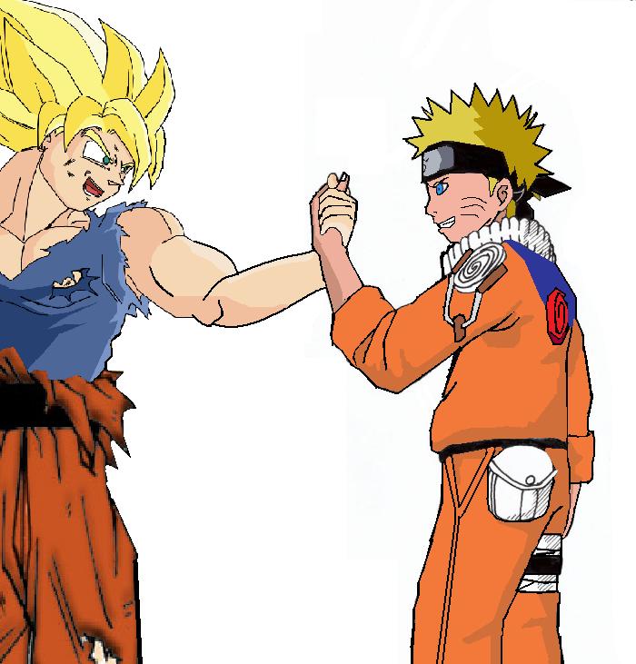 Naruto vs Goku  Anime fight, Naruto art, Goku vs