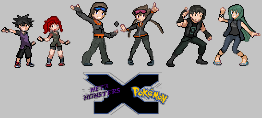 Meta Monster Meta Monsters: Pokemon Sprites by LeeHatake93 on DeviantArt
