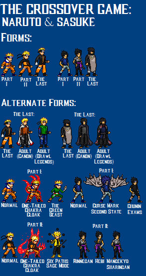 The Crossover Game Naruto And Sasuke By Leehatake93 On Deviantart The Crossover Game Naruto And Sasuke By Leehatake93 On Deviantart