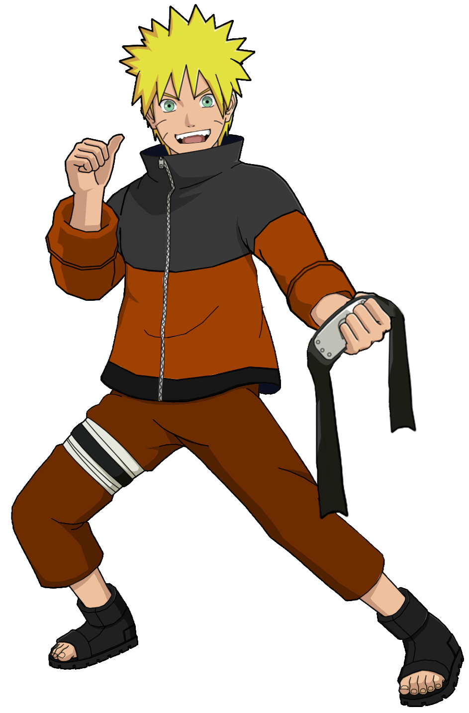 Uzumaki Naruto Jounin by KazeBR on DeviantArt