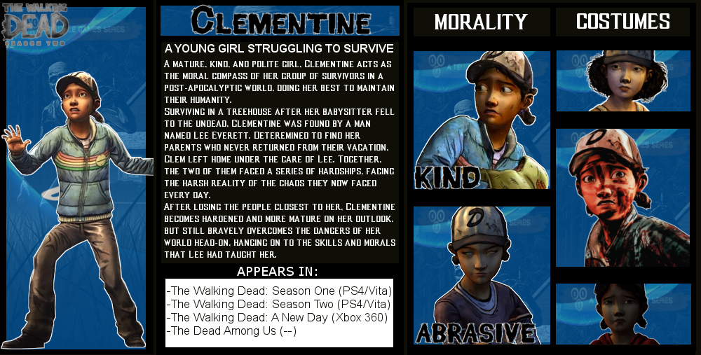 The Crossover Game: Clementine Bio