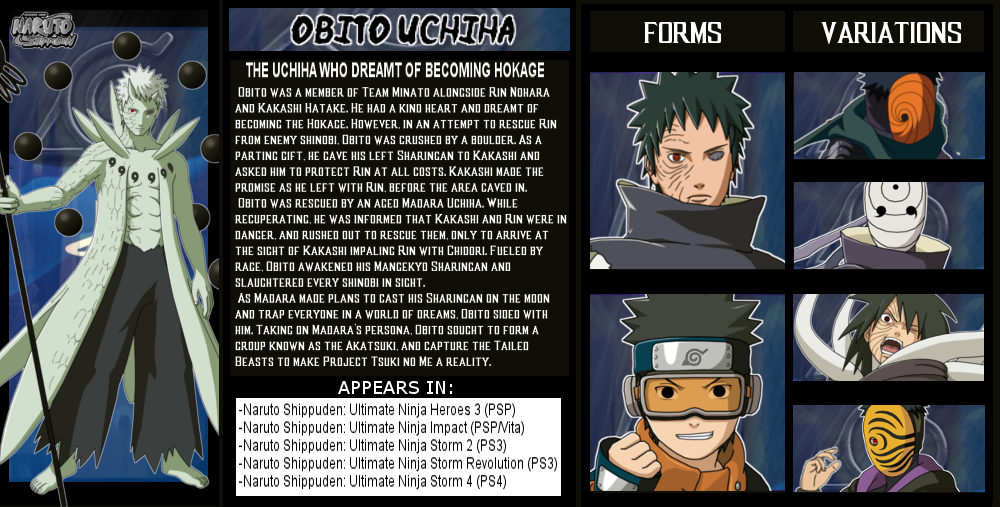 ✇ᴏʙɪᴛᴏ✇ • • • Character name ~ Obito uchiha • • • 🔹[Hashtags