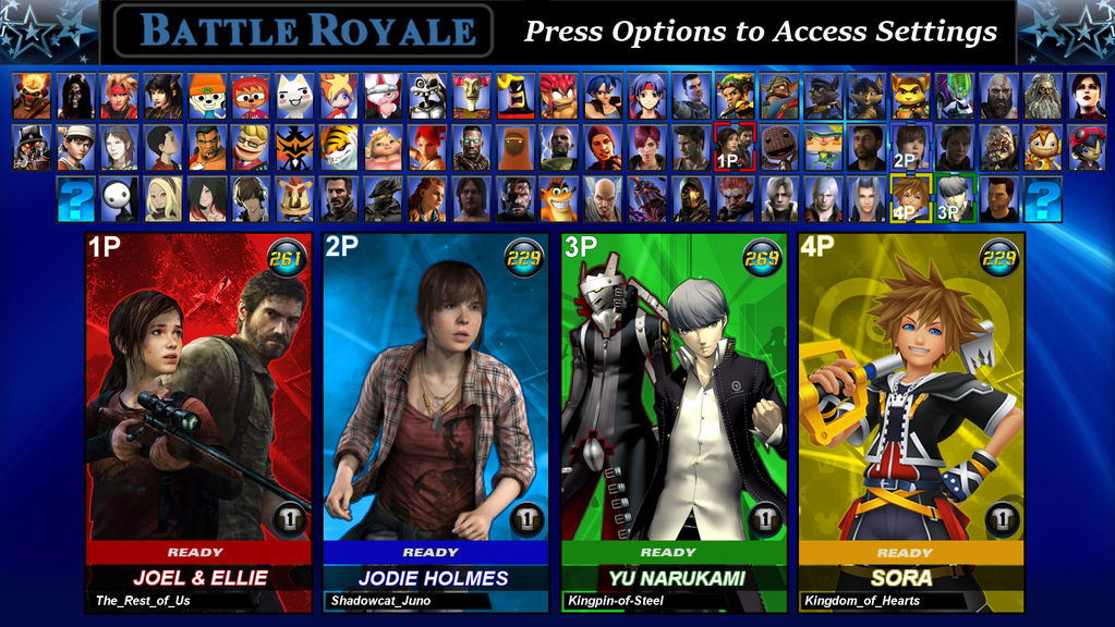 PlayStation AllStars Round 2 Roster V2 by LeeHatake93 on DeviantArt