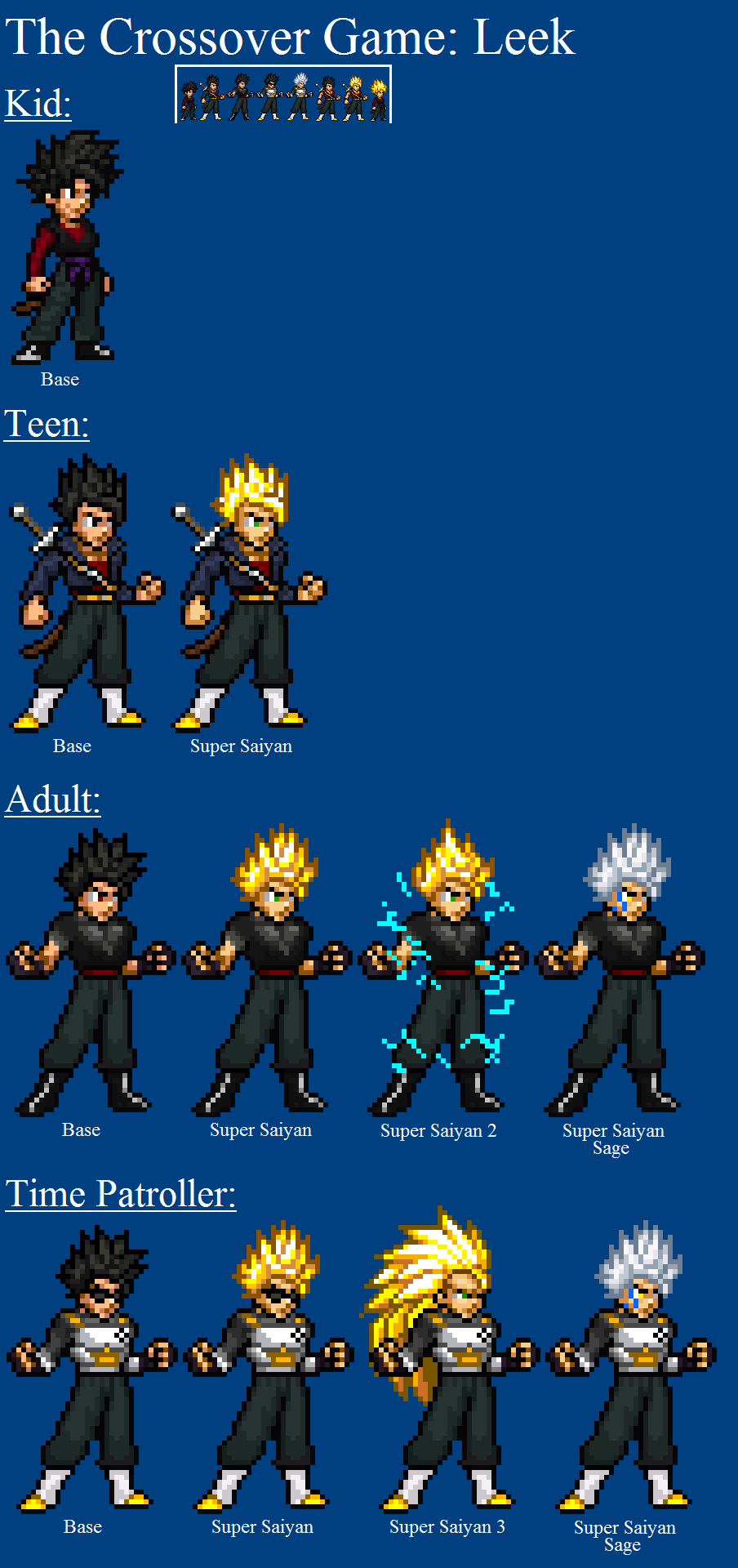 Leek Sprites