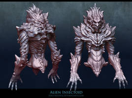 Alien Insectoid sculpt final