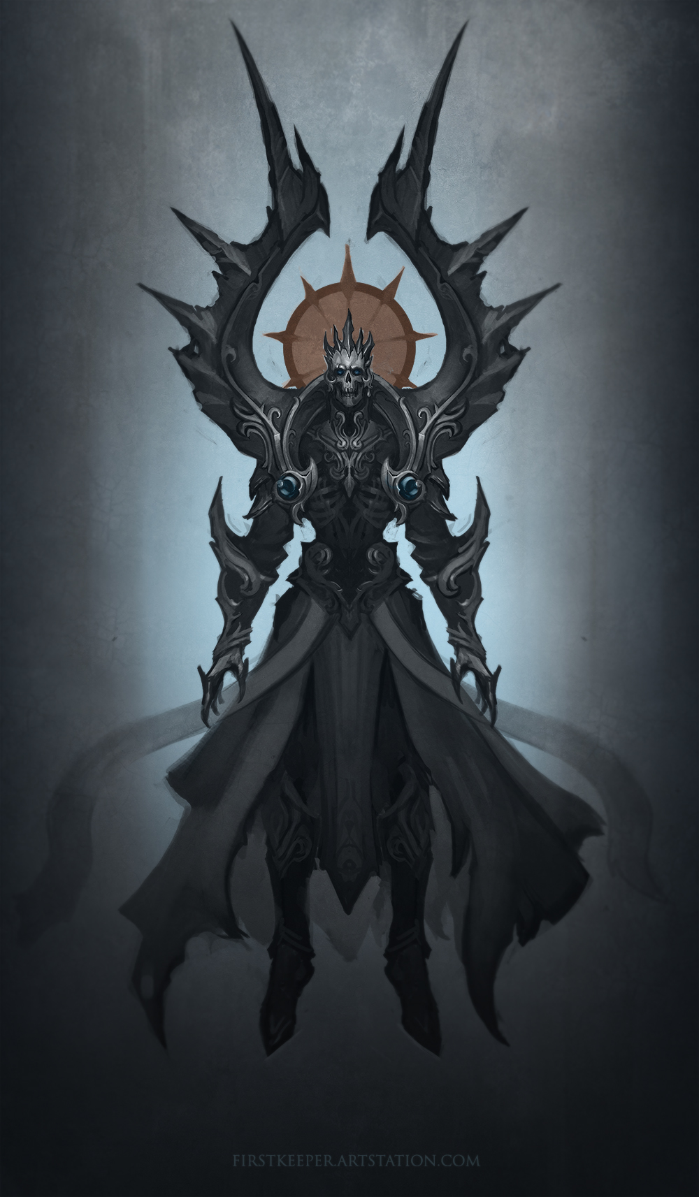Undead Ruler Undead Lord Concept by FirstKeeper on DeviantArt