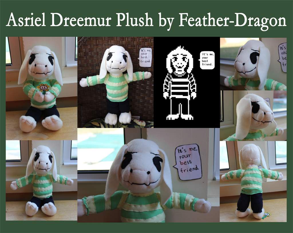 Asriel Dreemur Plush by Feather Dragon on DeviantArt