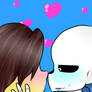 UNDERTALE- Sans X Frisk