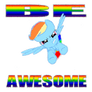 Rainbow Dash BE AWESOME