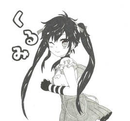 Kurumi Ebisuzawa - Gakkou Gurashi (Manga style) by SIR-LANIED94