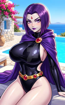 Raven (Teen Titans) - Human Vacation