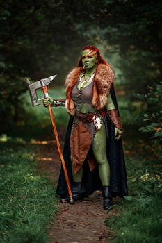 DnD Orck cosplay by Rudy Vixen