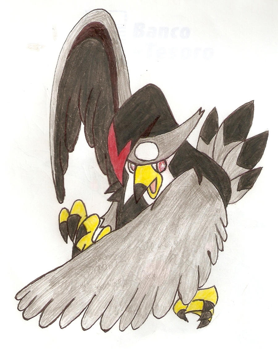 Staraptor using Close Combat by TyQWERTY on DeviantArt