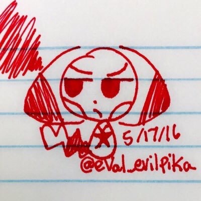 eVal chibi doodle