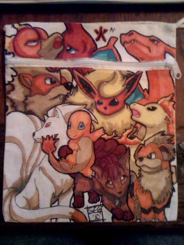 Fire Pokemon Bag