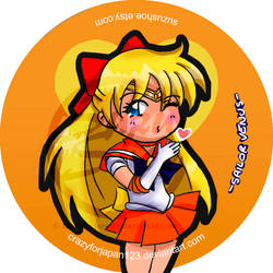 Sailor Venus Button