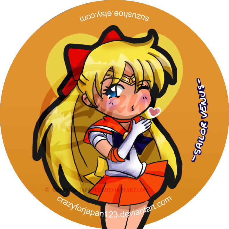 Sailor Venus Button