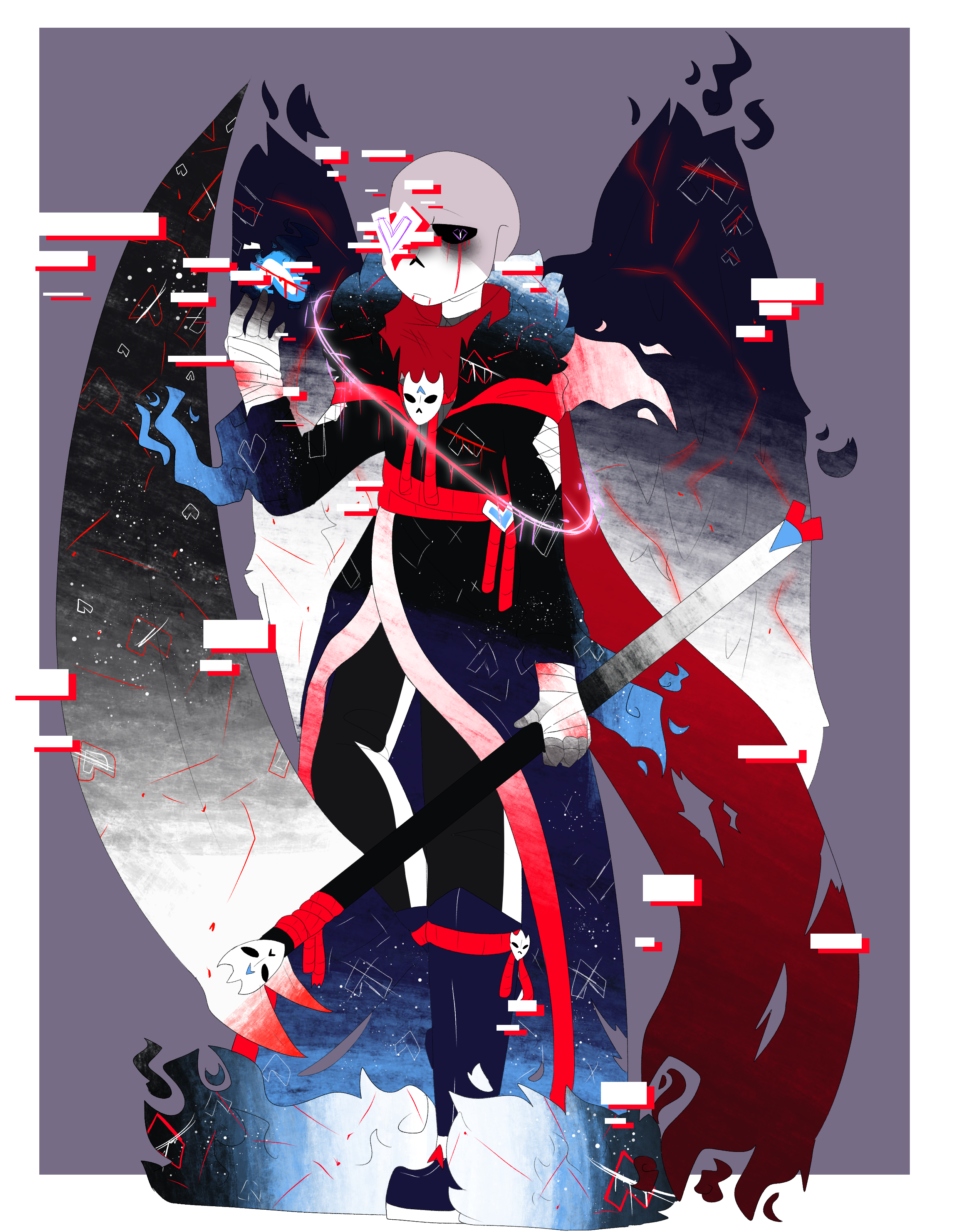 reaper sans geno sans by rosaife no Deviantart by ROSAiFe on