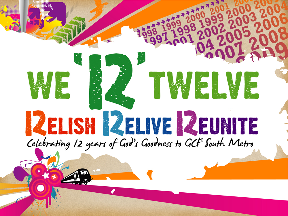 12th Anniv PPT Template Front