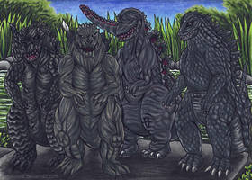 .+ AT: Godzilla Family +.
