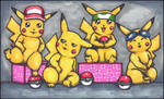 .: A bunch of Pikachu(s) :. by LadyJunina