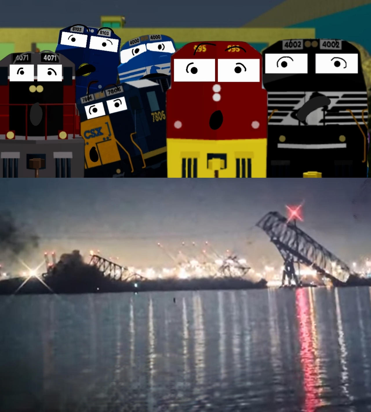 Timmy And Others Reactions To Key Bridge Collapse