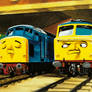 Imagine Spamcan (D199) And Bear Being In Thomas