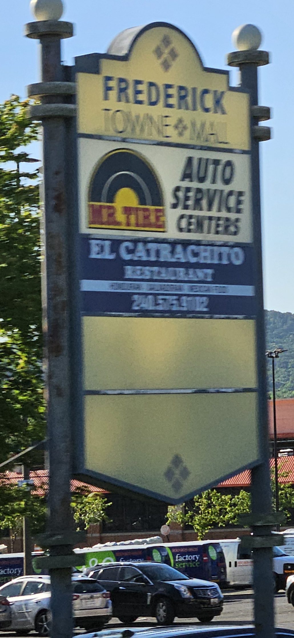 Frederick Towne Mall Sign By The Golden Mile