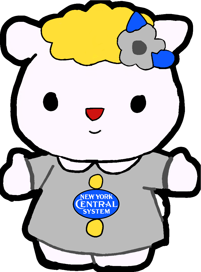Fifi Wearing Her New York Central Outfit