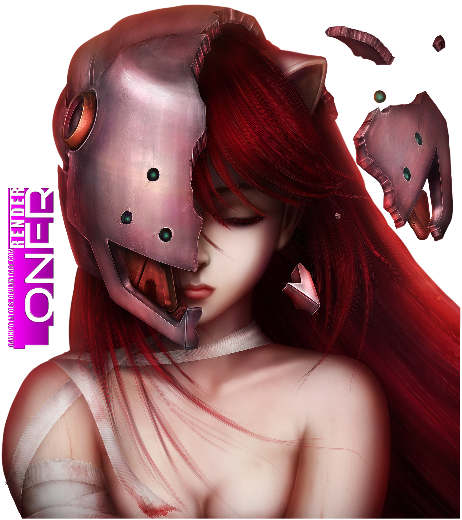 Lucy ~ Elfen Lied by Likesac on DeviantArt