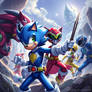 Sonic The Hedgehog x Power Rangers