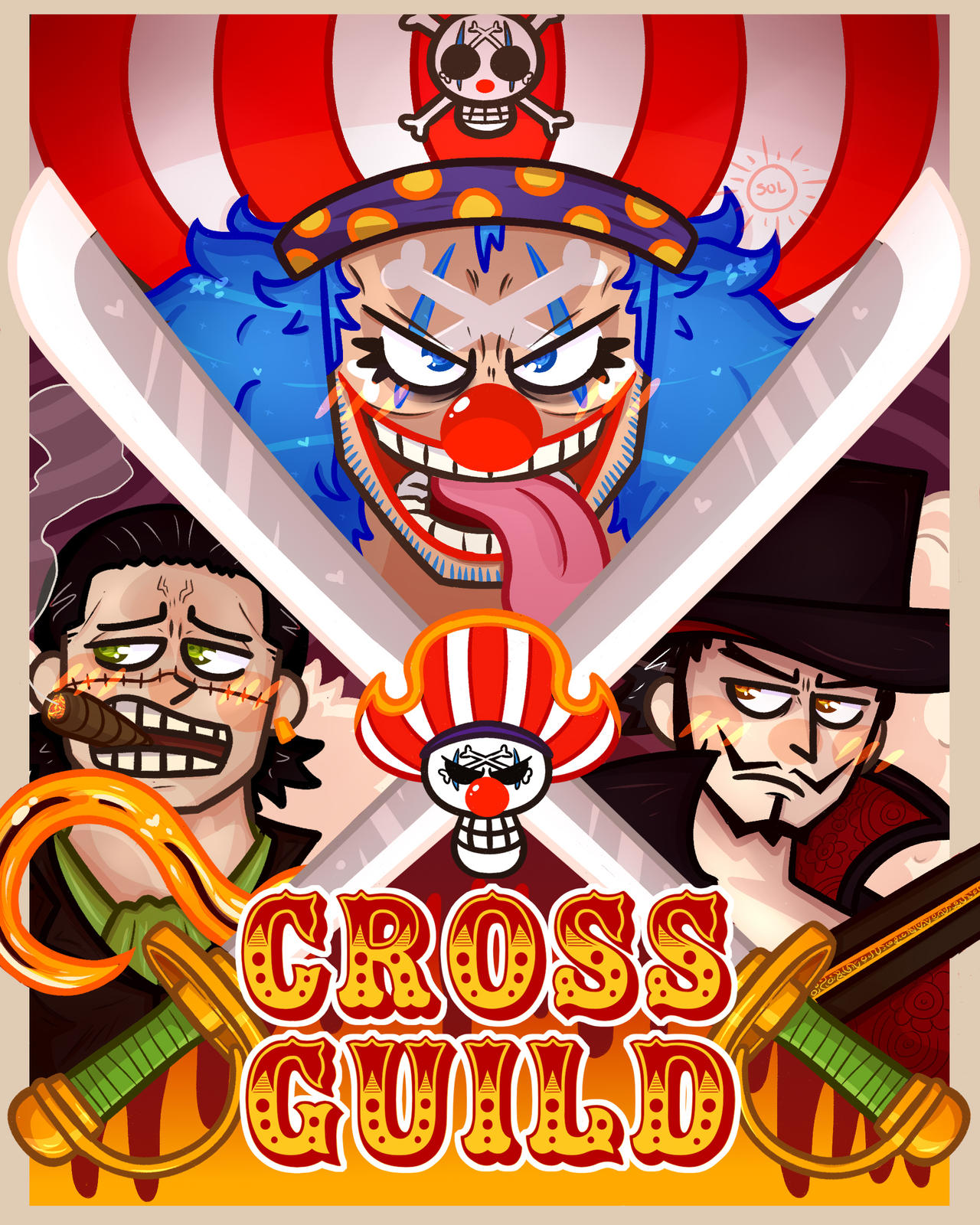 Cross Guild Jacket One piece cross guild by Myaubitch on DeviantArt
