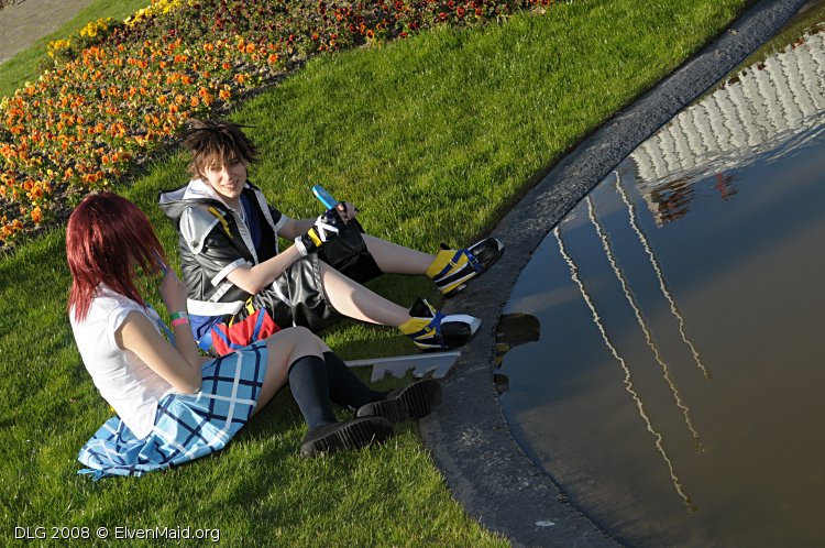 Sora and Kairi cosplay 02