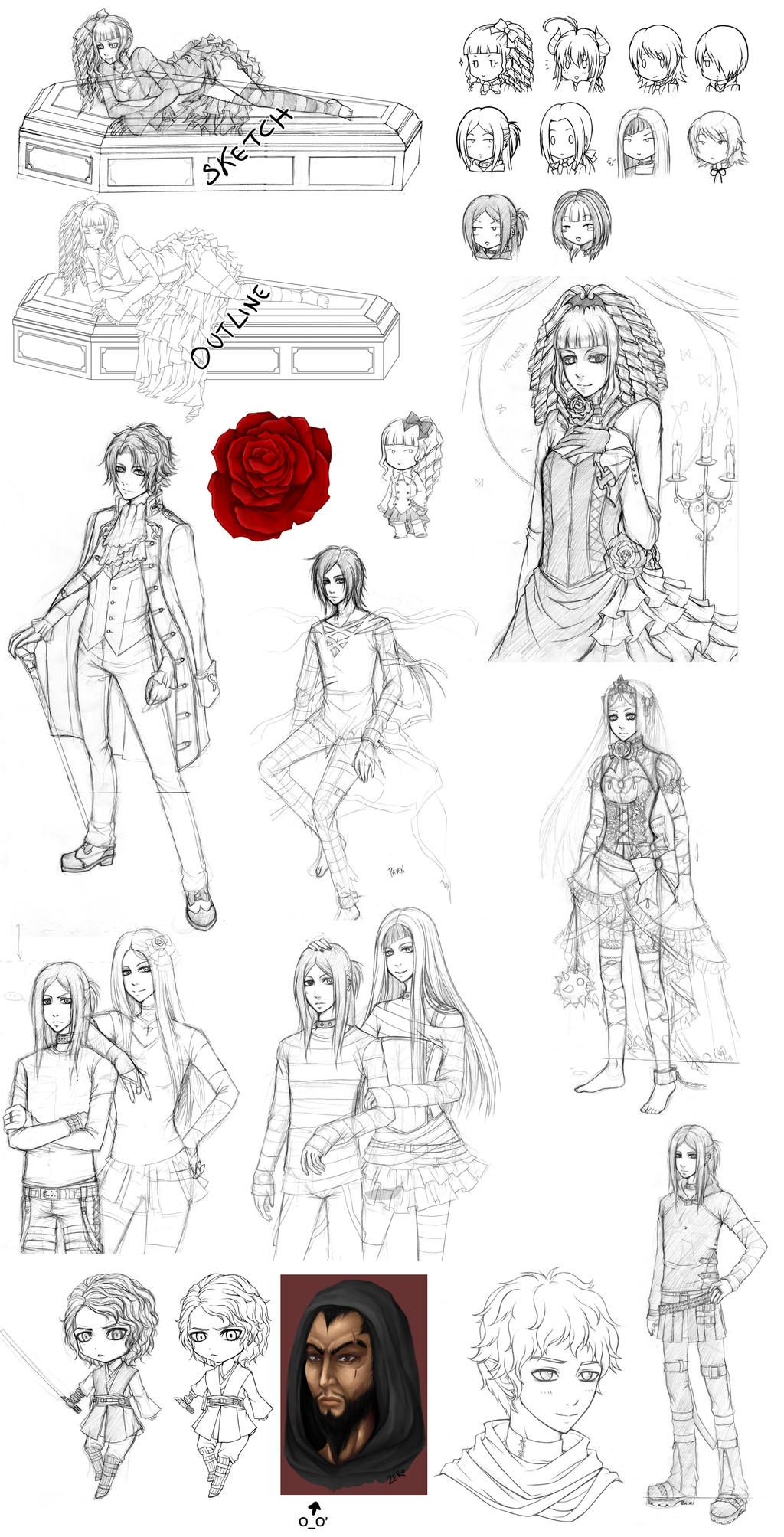 Sketchdump #2 by zero0810